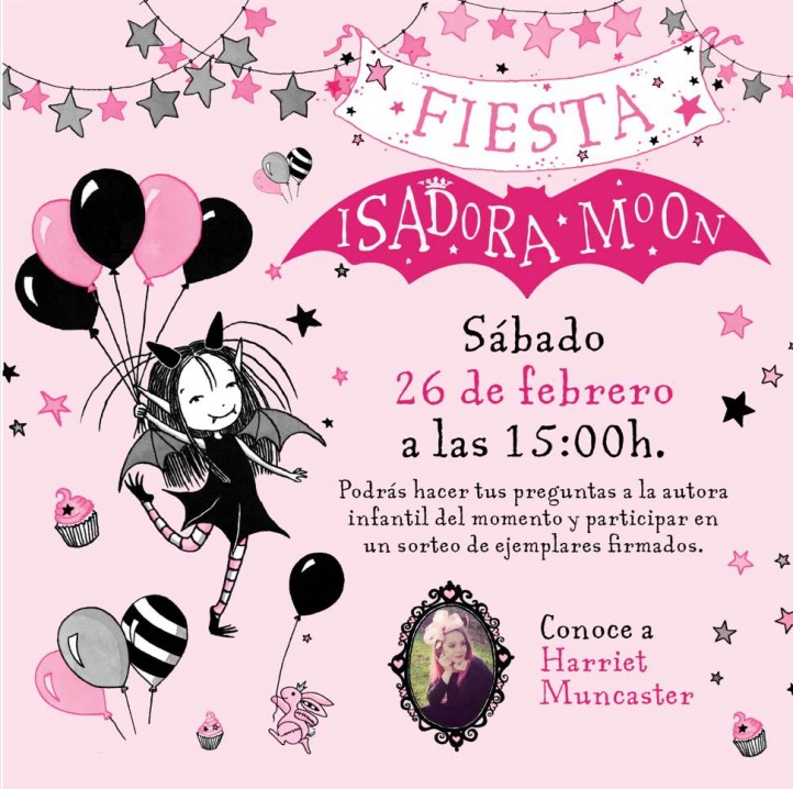 Portal cultural Agapea - Encuentro virtual con Harriet Muncaster, autora de  Isadora Moon, Mirabella y Victoria Stitch